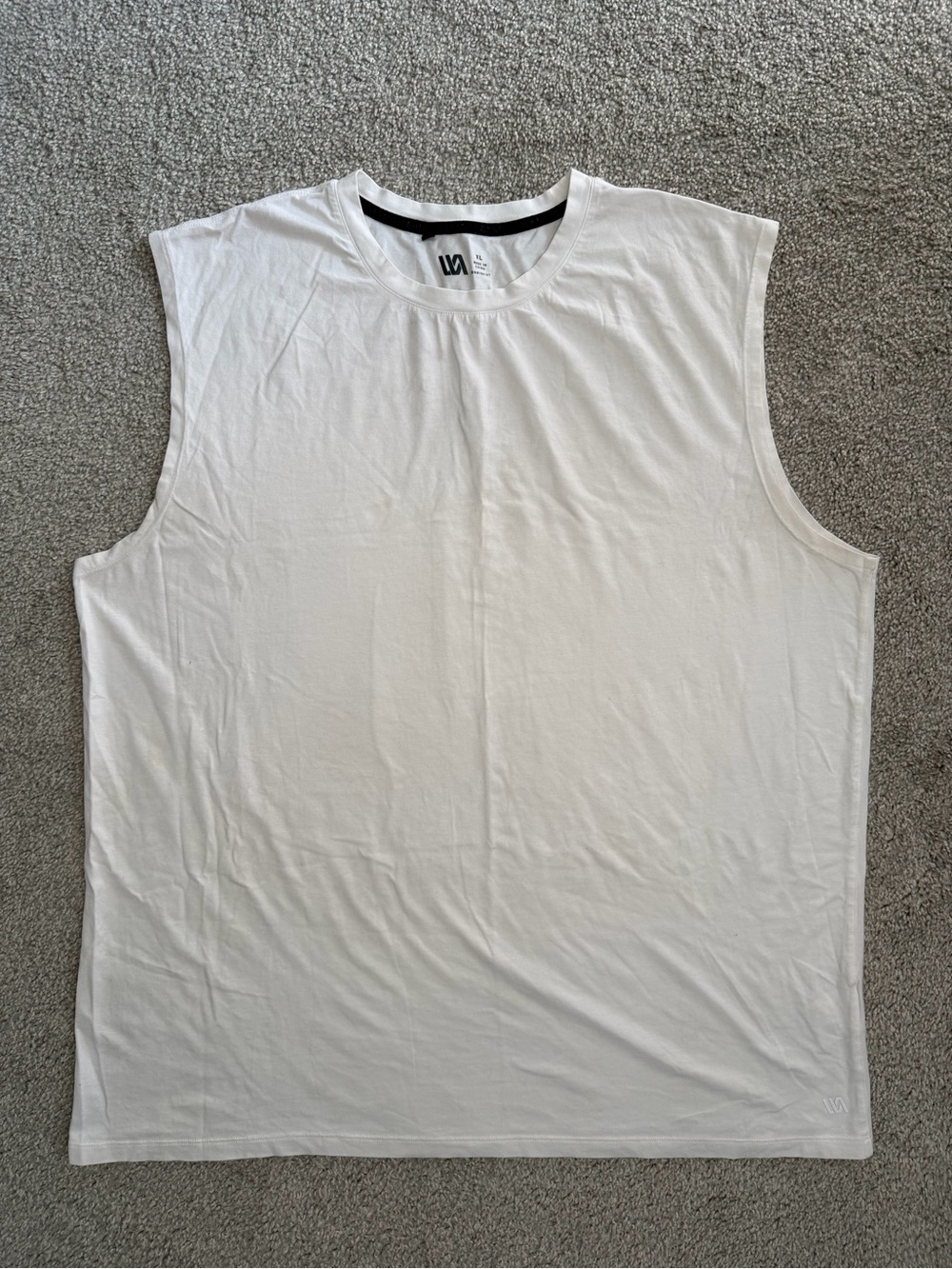 VRST Men's White Muscle Tank Top